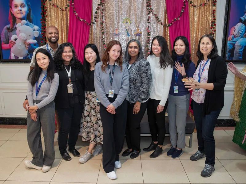 Connected Care team celebrates Diwali