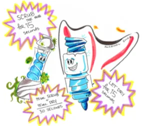 scrub the hub cartoon